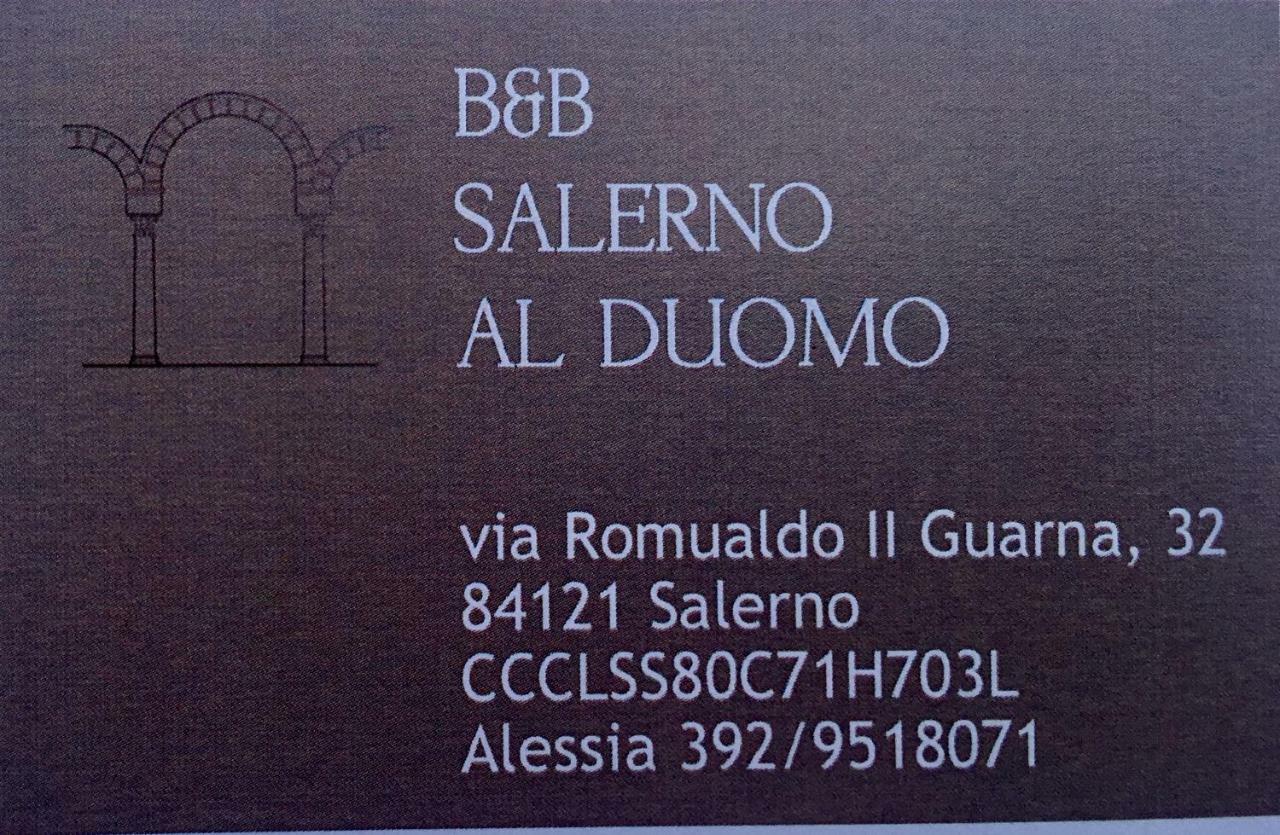 B&B Salerno Al Duomo Exterior foto